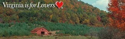 Virginia is for lovers: autumn mountain scene